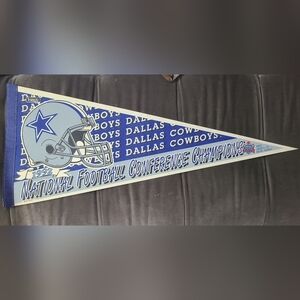 NFL Blue and White Dallas Cowboys Pennant